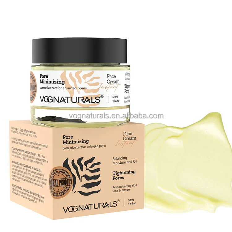 Private Label Chamomile Firming Calendula Cream Refreshing Pores Remover Face Cream Pore Refiner Moisturizer