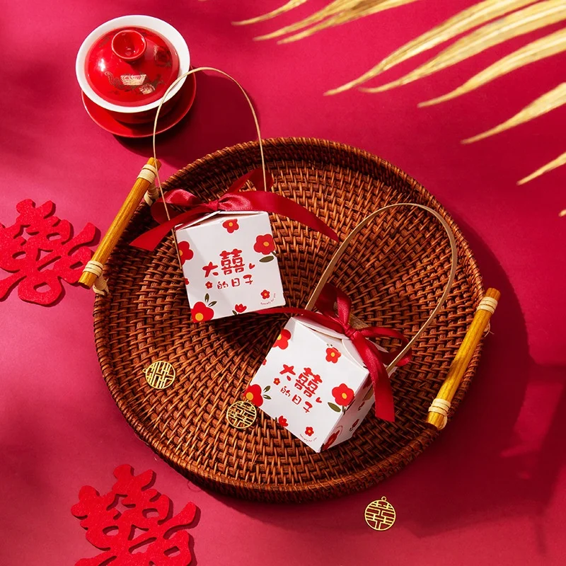 professional paper container supplier candy paper box for wedding party