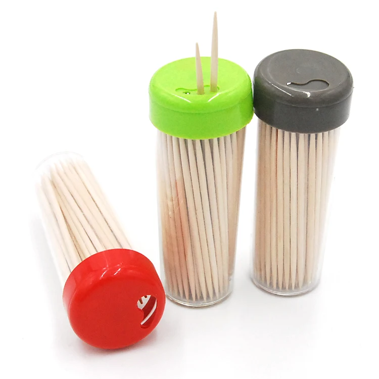 Hot Sales 100% Birch Wood Double-pointed Disposable Wooden Toothpicks