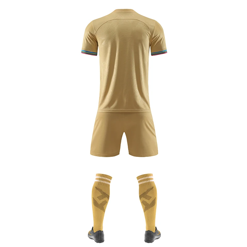 Quick Dry Jersey Football Shirt Men clothes Uniform Sublimation Retro Soccer Jersey Set Kits Soccer Wear