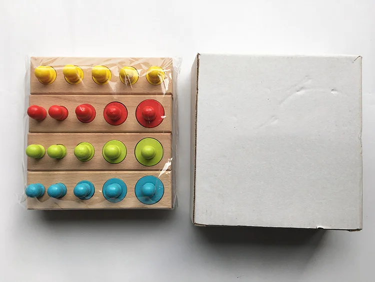 Cylinder Socket Toy Matching Educational Building Block Toy Mind Game