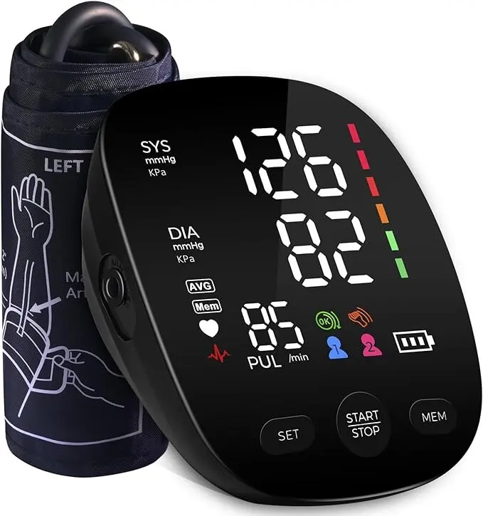 Upper arm digital blood pressure monitor free sample professional smart Bluetooth blood pressure monitor arm type