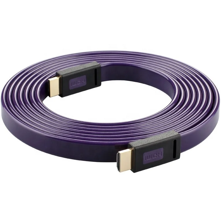 Goog Quality Flat HDMI to HDMI Cable 4K for HDTV Projector