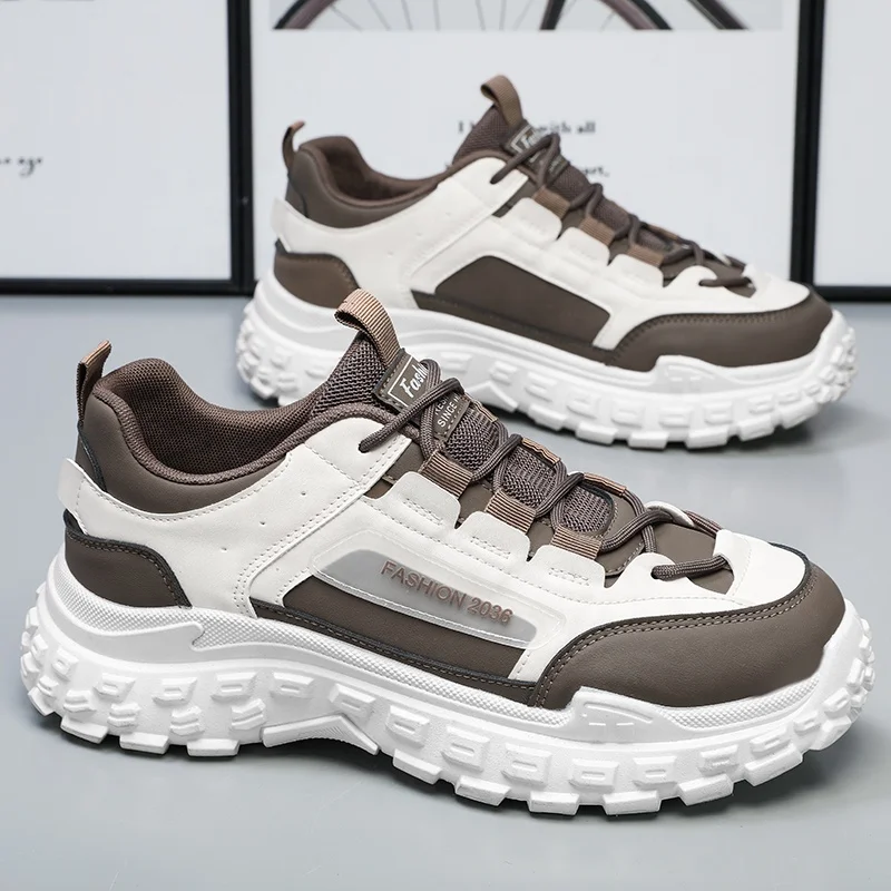 New Arrivals Hot Sale Casual Men Shoes and Sports Shoes Newest Trendy Thick Sole Sport Running Shoes Fashion Running Sneakers