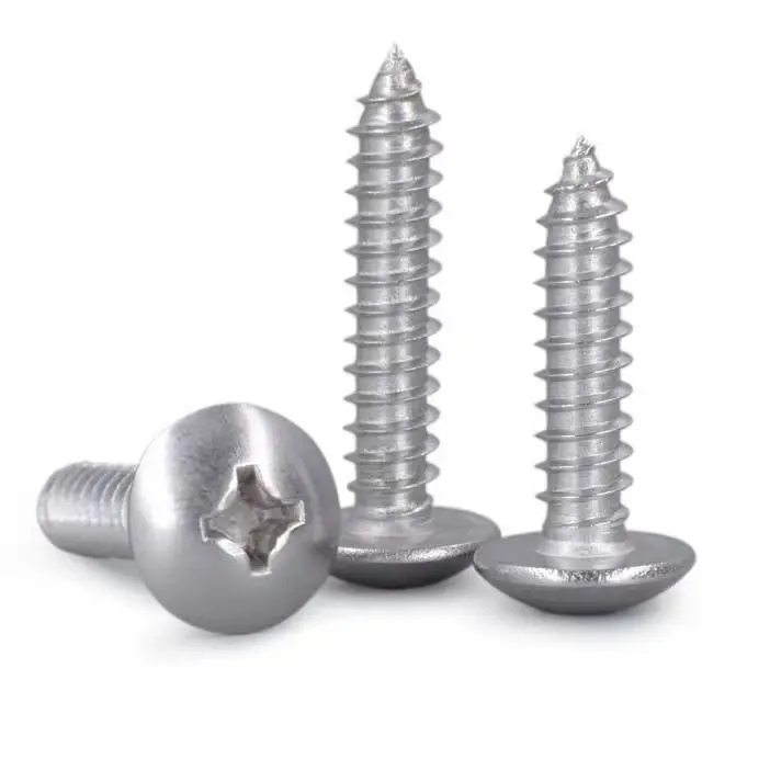 Titanium Large Phillips Recessed Machine Screws Stainless Steel with Zinc Finish ISO Standard Phillips and Slotted Screws