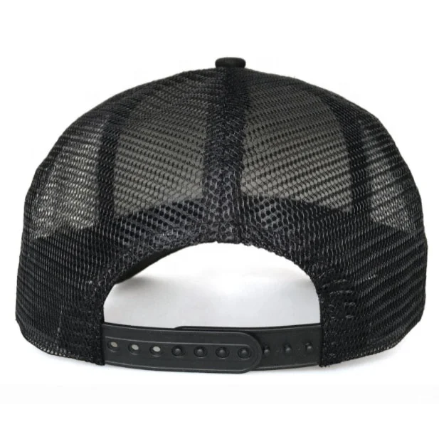 custom 5 panel mesh trucker hat summer sports hat with logo embroidery