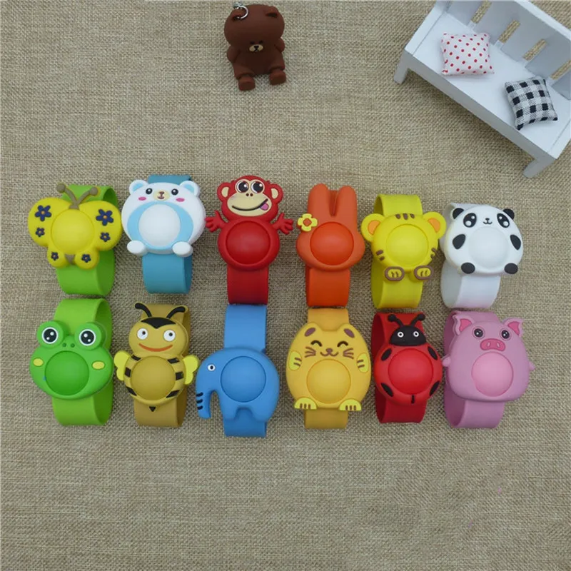 Baby Safe Cartoon Silicone Mosquito Repellent Bracelet for Children
