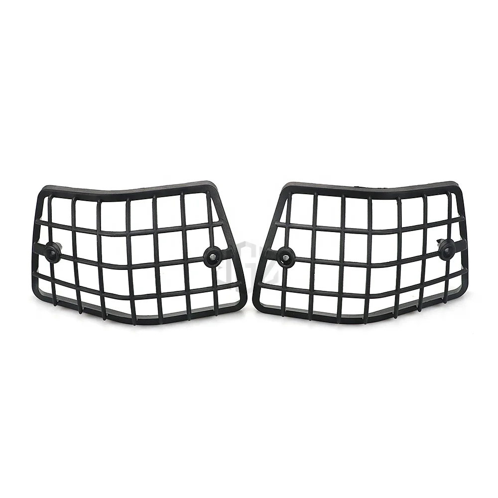 4pcs Motorcycle Plastic Front Rear Turn Signal Lights Net Protective Lamp Mesh Cover for VESPA PX 80 125 150 200 LML Star Black