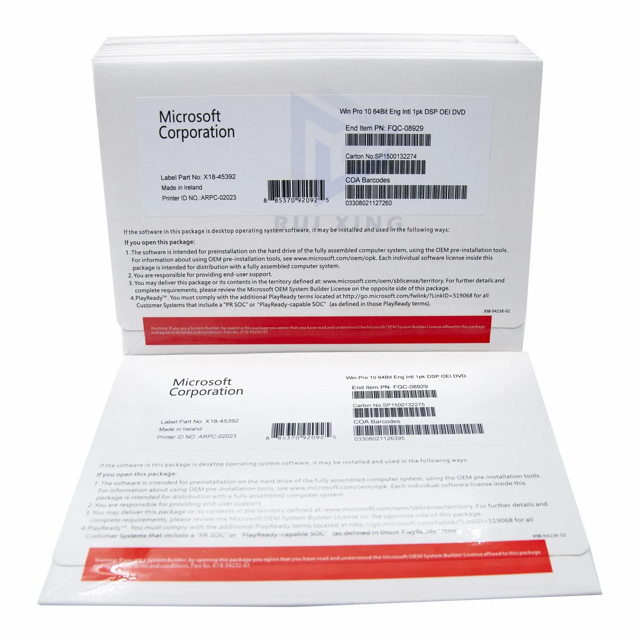 
Windows 10 instant windows 10 professional 32 bit / 64 bit dvd oem pack windows 10 pro oem key license 