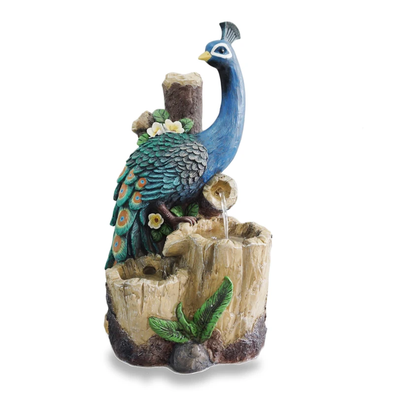 hot sale crafts tabletop elephant water fountain