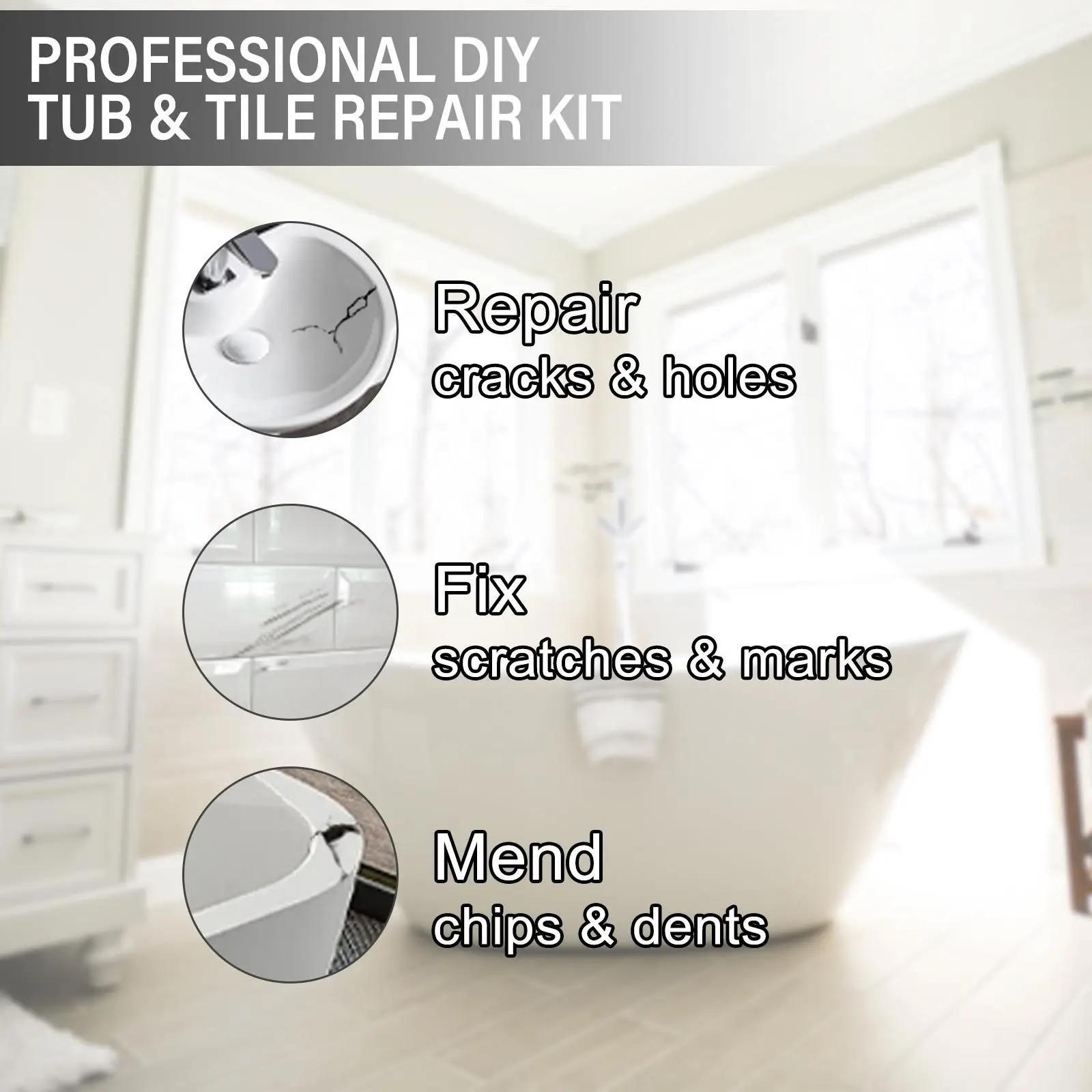 Jaysuing Ceramic tile repair agent Ceramic paste tile glue Strong adhesive toilet marble pit glaze repair