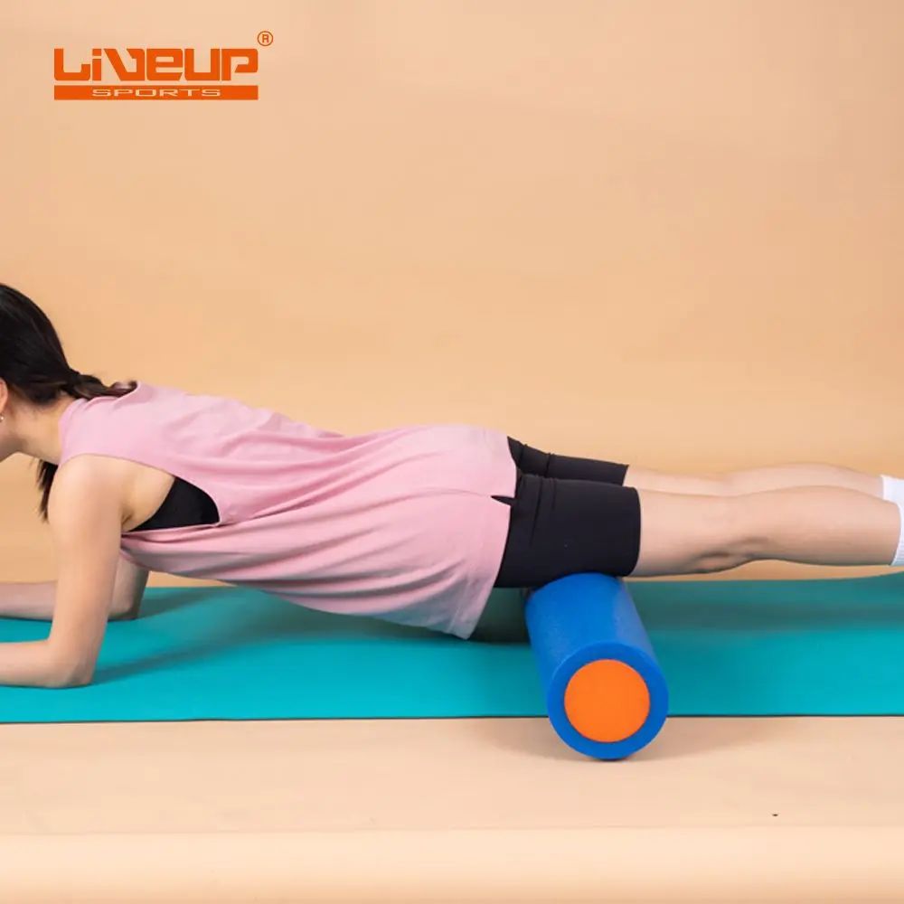 Wholesale 90x15cm High Density Foam Fitness Rollers Muscle Massage Roller EPE Foam Roller For Yoga