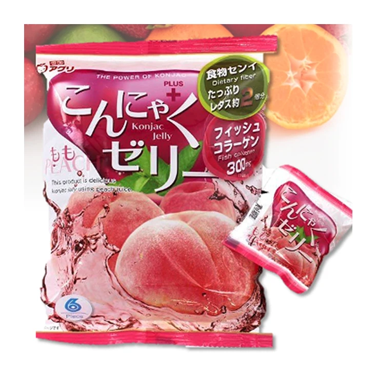  Konjac фруктовая чашка для винограда японское коллагеновое желе с диетическими