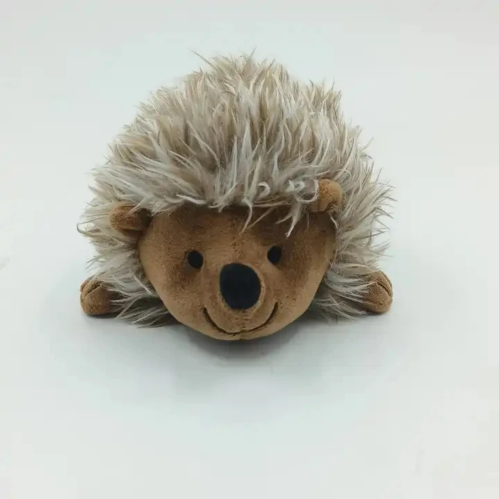 cute animal hedgehog plush toy cartoon hedgehog animal toy