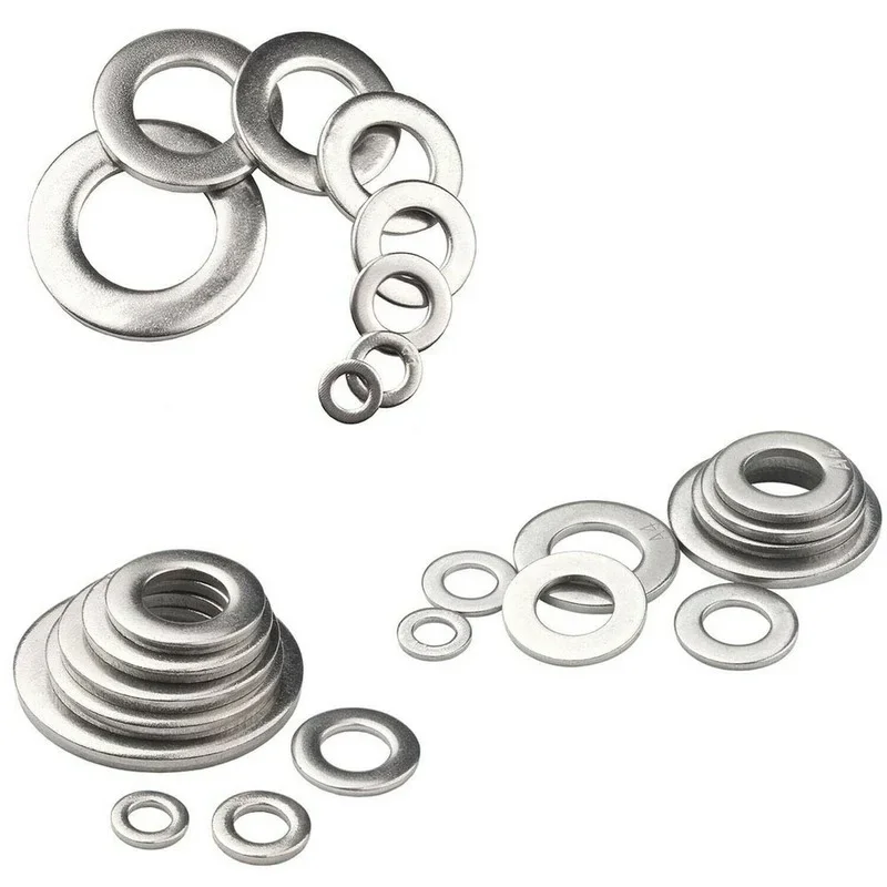 1000Pcs Wholesale Supplier Price Stainless Steel Flat Washer SS 304 Flat Washers