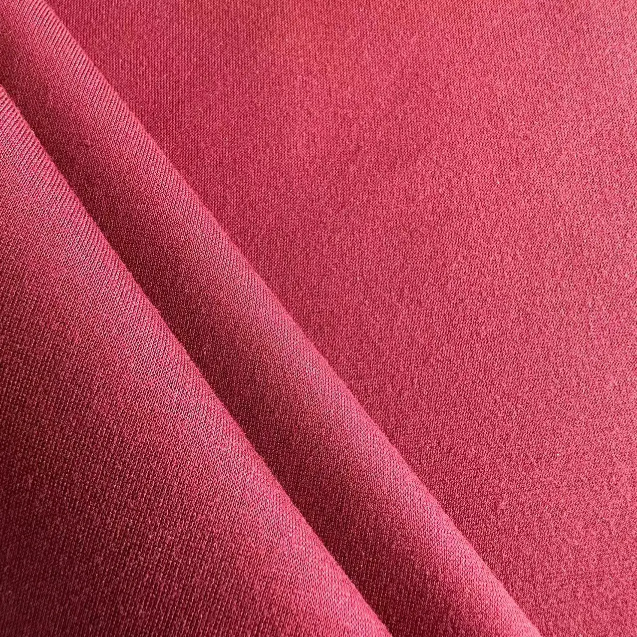 New fashion knit RN jersey fabric solid color rayon nylon spandex NR Ponte De Roma fabric for pants and sportswear
