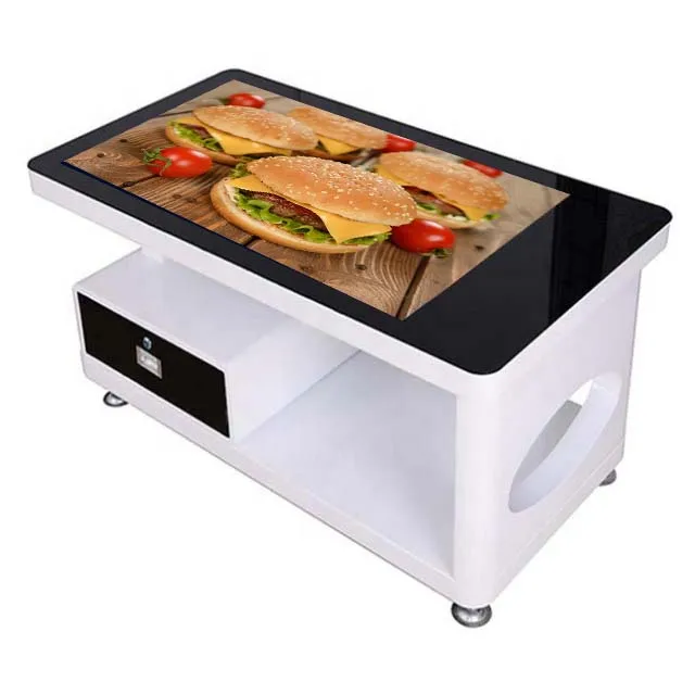 55 дюймов для игры/реклама/выставки Интерактивная ЖК-емкостный сенсорный экран digital signage Таблица smart touch таблицы