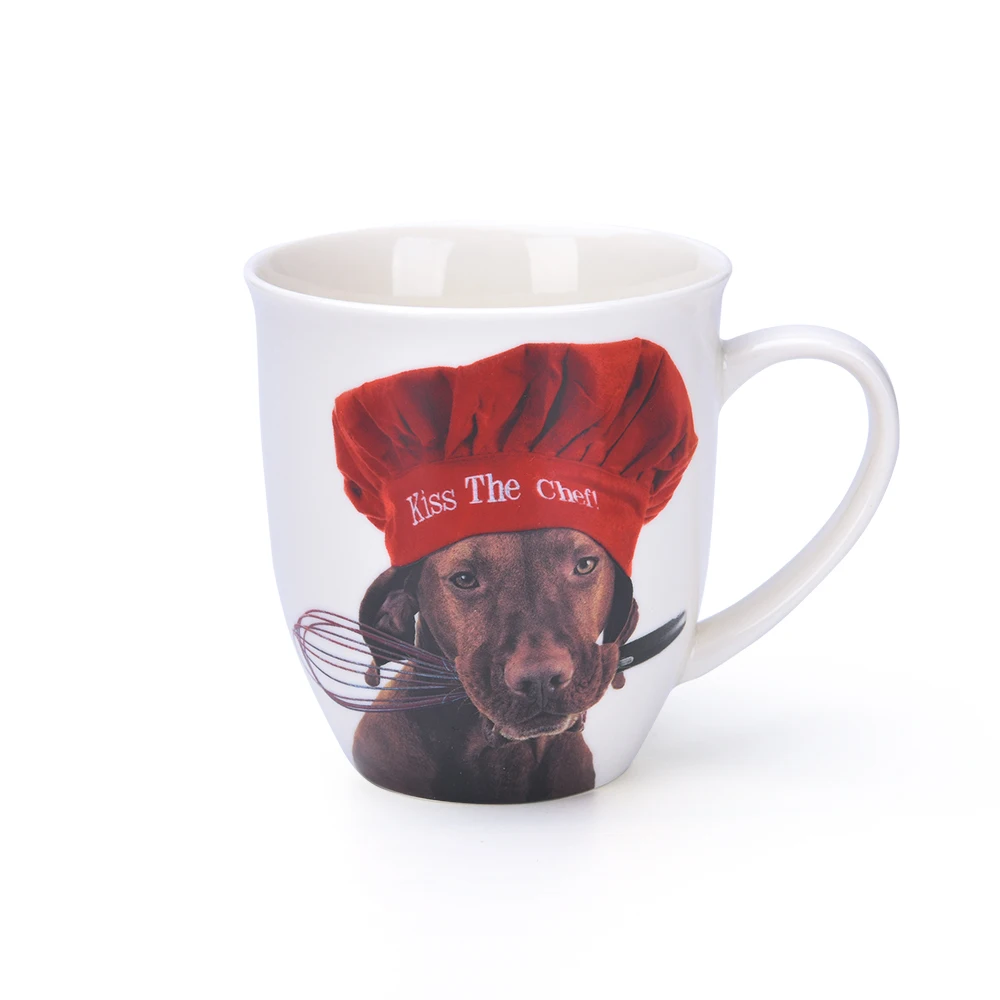 Hot Selling China Supplier Ceramic Cup 12oz Fine Porcelain Christmas Mug