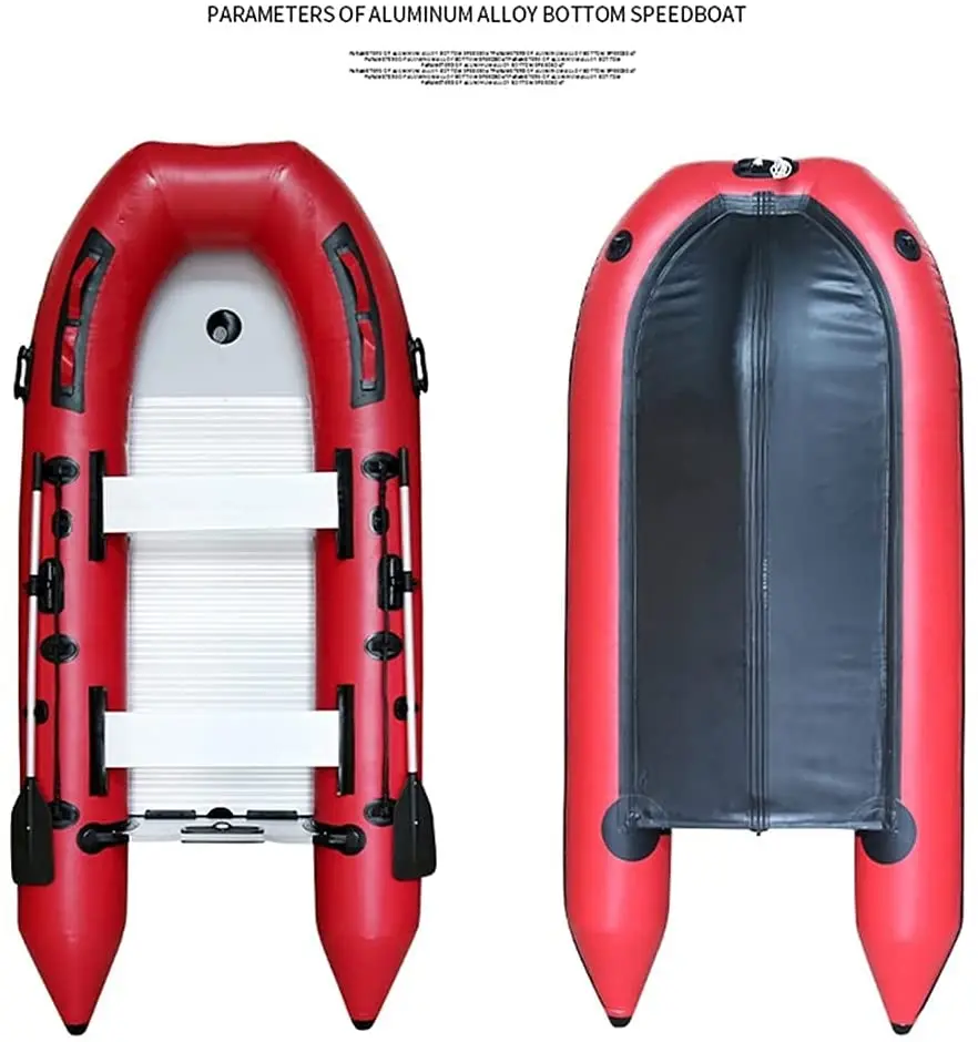 Electric and Manual Aluminum Bottom PVC Boat for Water Sports