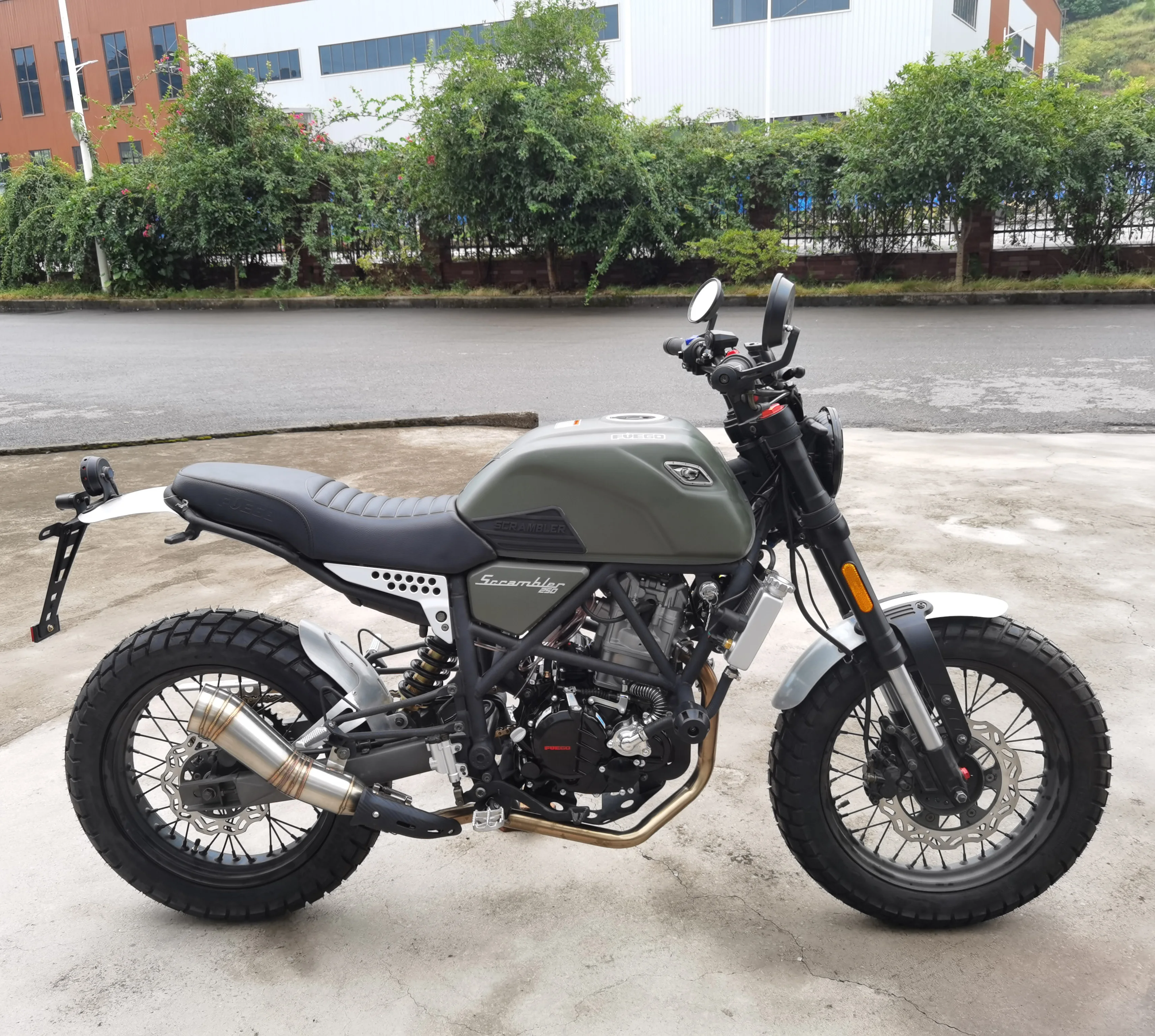 111702 Китай 300cc мотоциклы дешевые для продажи moto FUEGO скремблер город уличный внедорожный мотоцикл новый