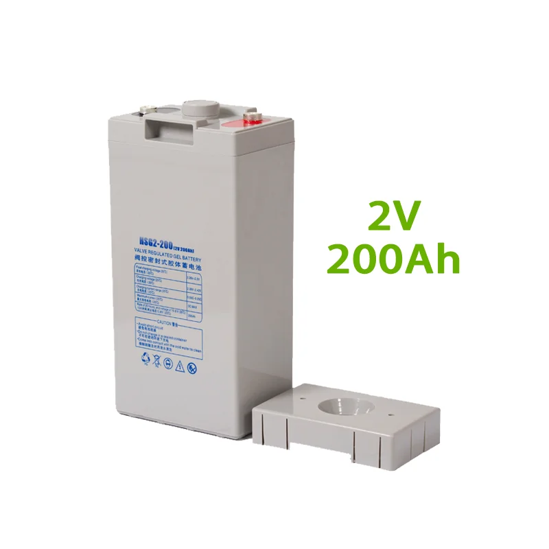 High Quality Energy Storage Battery 2V 200Ah for Sealed lead acid AGM battery for UPS deep cycle Lead cid GEl Battery for Teleco