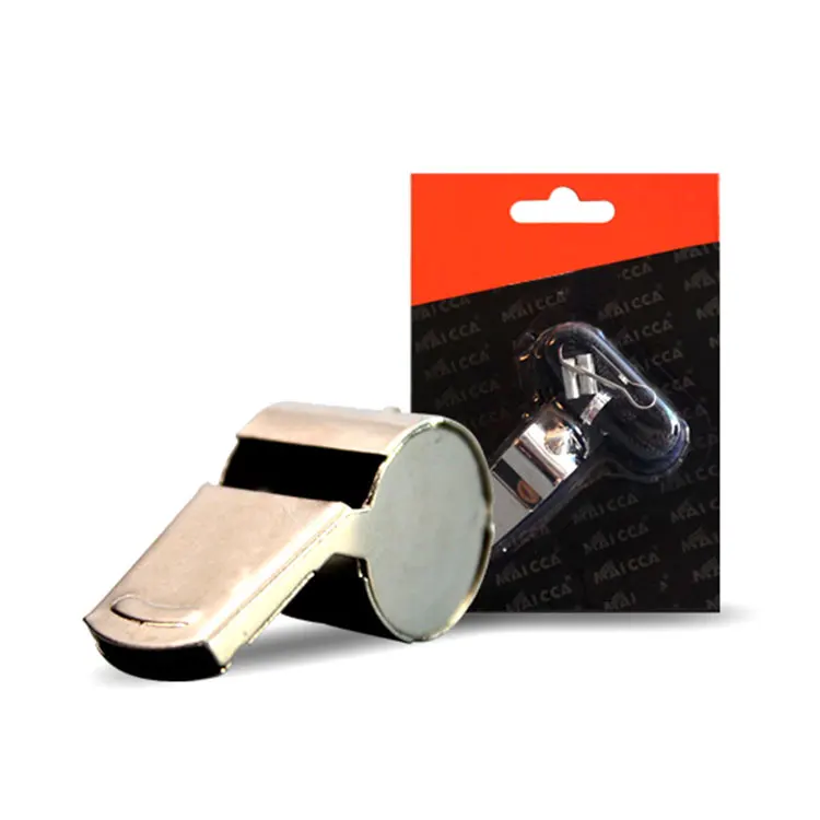 Metal football stainless steel whistle basketball volleyball referee fan traffic command adventure survival whistle