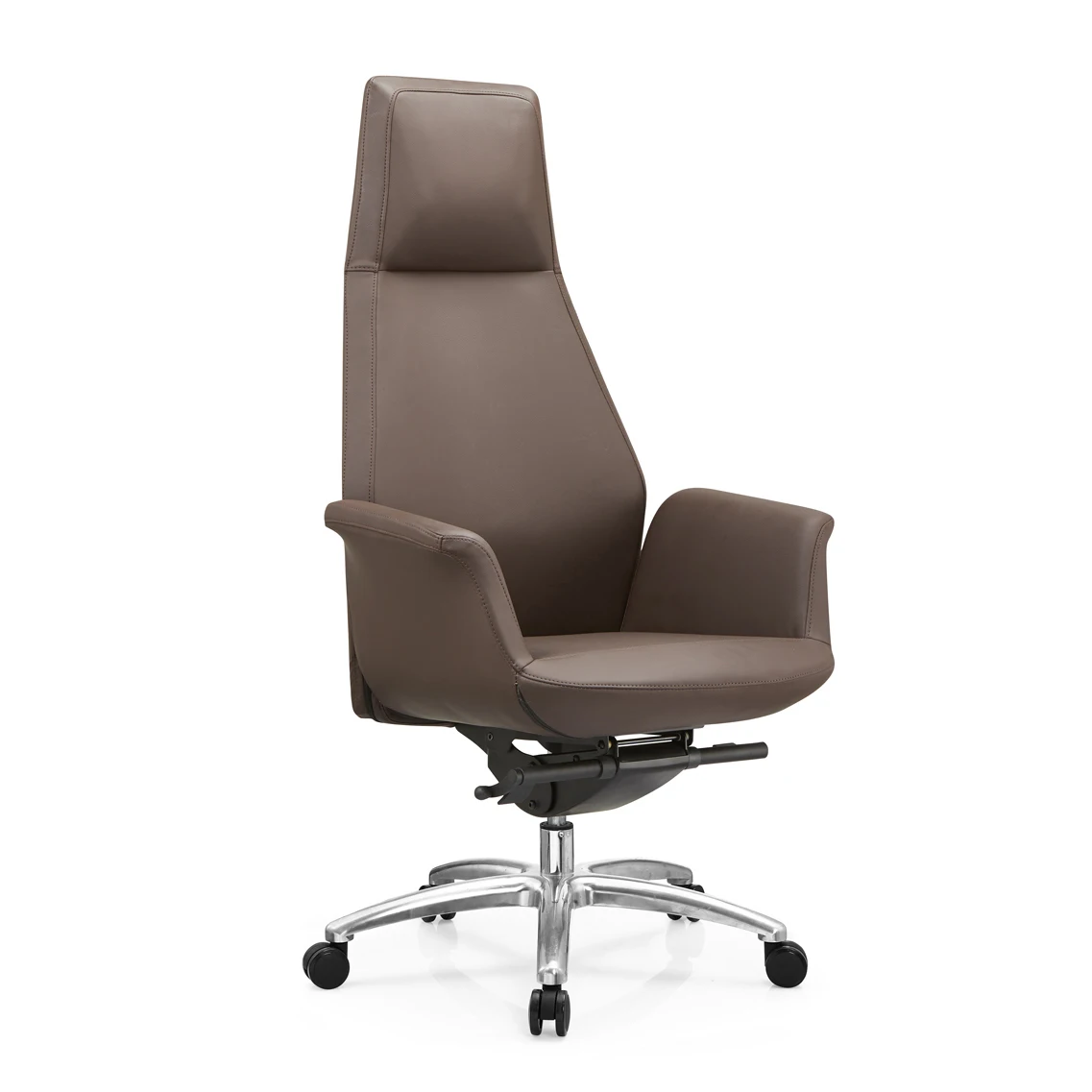 China Luxury executive PU Leather Office Chair High Quality Hot Sale Comfort Adjustable Seat office desk and chair set