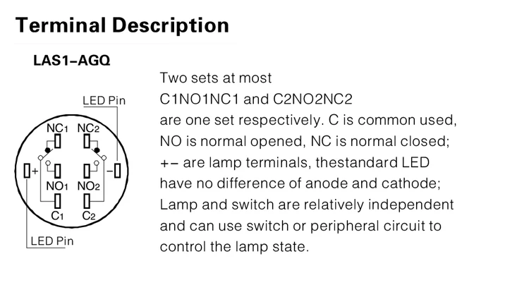 ONPOW 19mm metal push button switch key-lock switch (CE approved)