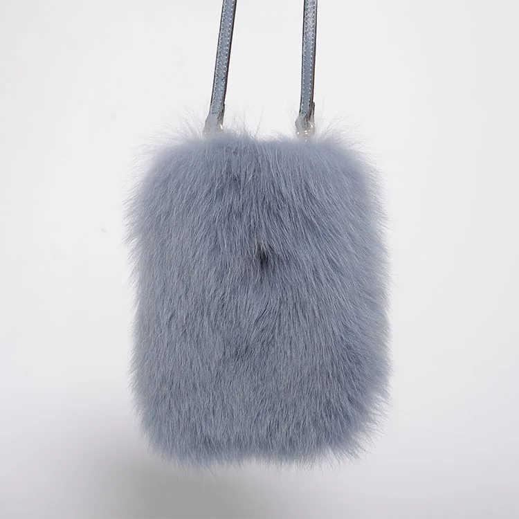 2023 New Design Solid Color Handbag Shoulder Bag Hight Quality Fur Bag