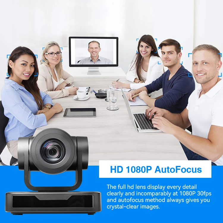 Anywii 4k 10x Ptz Video Conference Camera Live Streaming Camera 10x optical Zoom Ndi For Studio Church Live Streaming