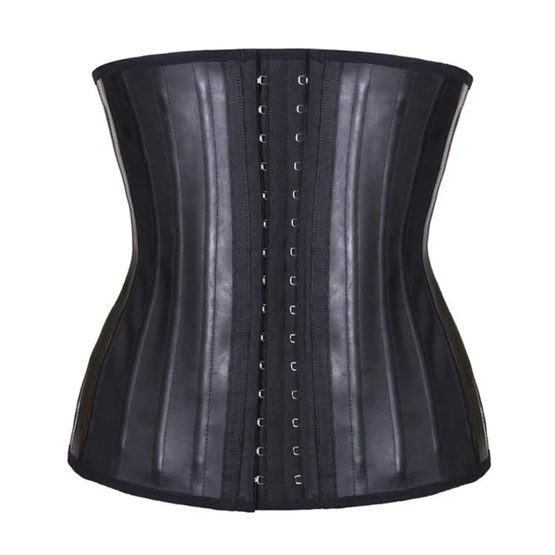 High Quality 25 Steel Bone Smooth Latex Waist Trimmer Weight Loss Belt Fajas Girdle Corsets Cincher Hourglass Workout Belt