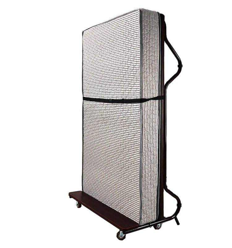 Hotel Folding Bed Simple Single King Size Upright Spring Extra Bed With Thickened Iron Pipe Iron Frame Vertical Bed