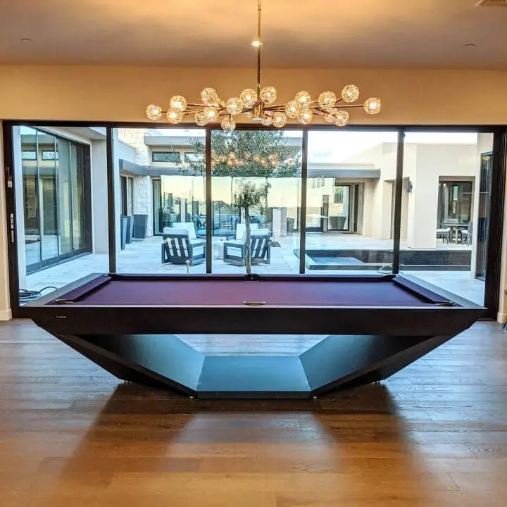Professional 15 years billiard factory popular Luxury Modern Solid Wood Slate American billiards 7ft 8ft 9ft pool table