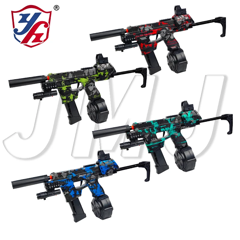 2024 high quality automatic pistola de juguete watergun blaster hidrogel shotgun jell nylon bolas de gel bb blaster gun plastic