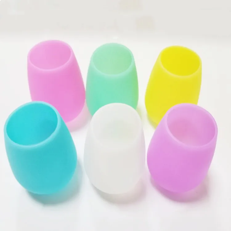 
Unbreakable Silicone Wine Glasses&Cups Shatterproof Flexible silicone Cups 