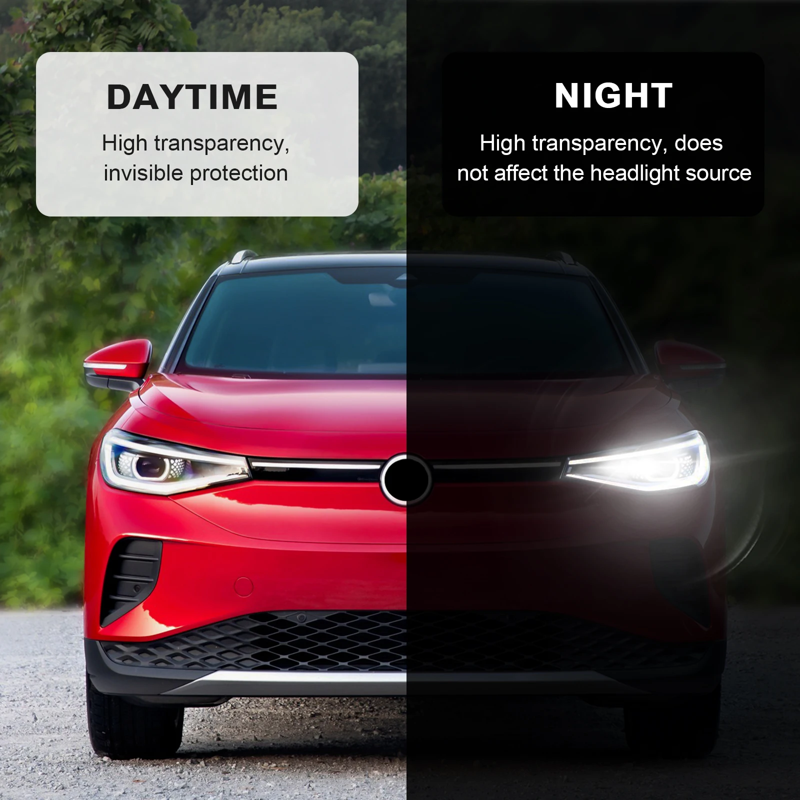 Pre-Cut TPU Paint Protection Film for 2021-2024 Volkswagen ID4 Thermoplastic Polyurethane Interior Accessories