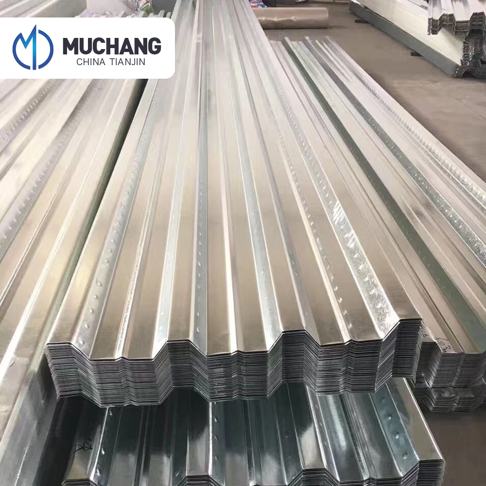 building materials corrugated steel deck panel plate metal floor decking sheet for concrete slab