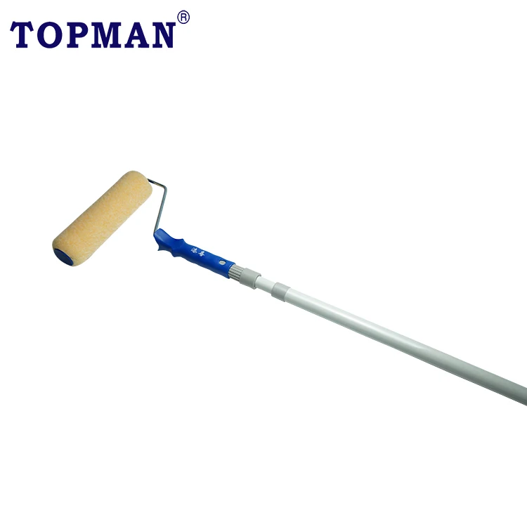 QIXI 1.8 meter 2 sections steel material adjustable telescopic pole for wall paint roller brush