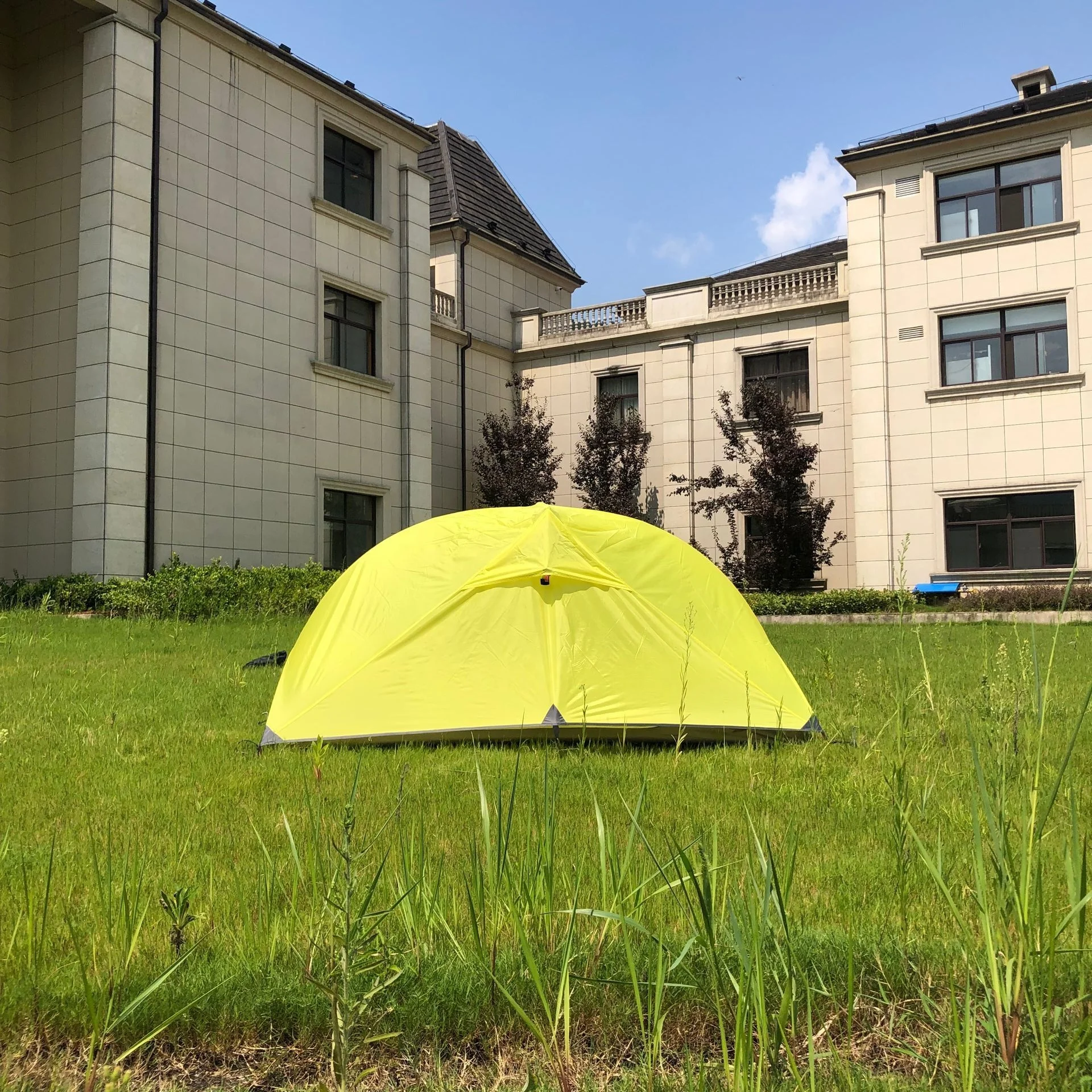 Yellow Color MSR Hubba Hubba NX 1 Person Lightweight Backpacking Tent, CZX-341 Yellow Camping Tent come with matched footprint