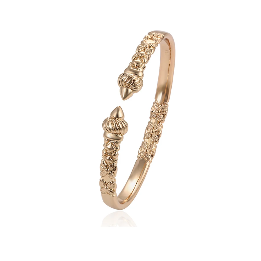 52044 xuping jewelry 18k gold color Elegant No stone bangle