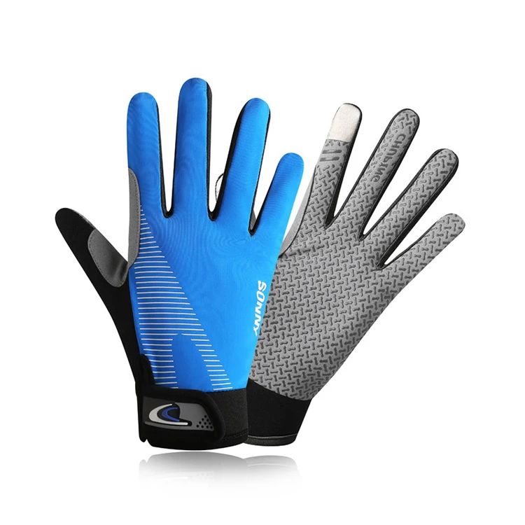 Summer Spring Touchscreen Cycling Gloves Full Finger Bike Motorcycle Racing Fishing Gloves