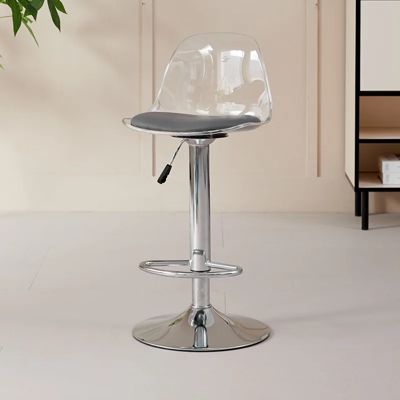 Simple Round Beauty Stool Disc Type Rotating Bar Chair Foot Bar Small Adhesives & Sealants Use Stylish Design