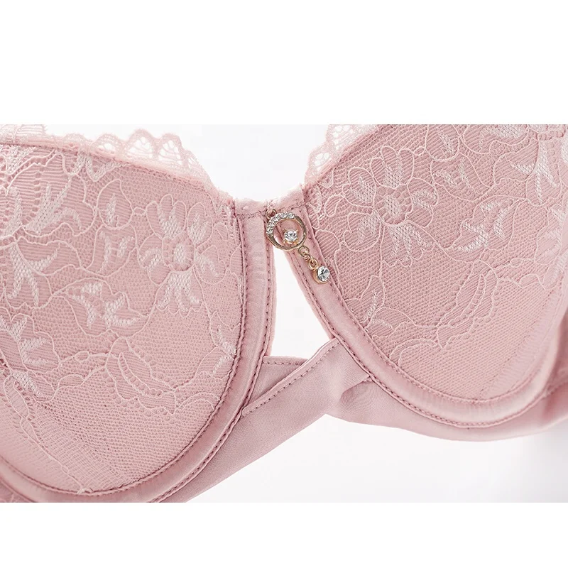 Girls Underwear Sets Push Up Lace Bra Panty Lingerie Women Padded Bralette Young Ladies Sexy Hot Bra &Brief Set