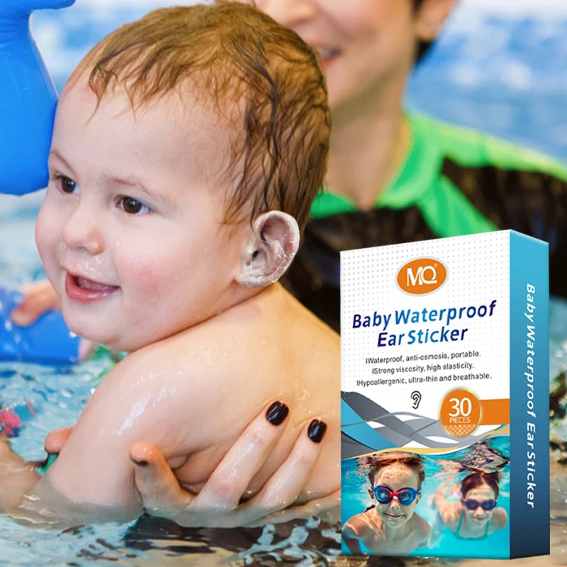 PU Film ear stickers Waterproof soft high quality anti water falling ear for baby swimming shower waterproof sticker
