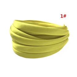 50pcs 15mm 24 Colors Satin Fabric Covered Resin Hairband Children Adult Fabric Wrapped Headband Kids Headwear Hair Accessories