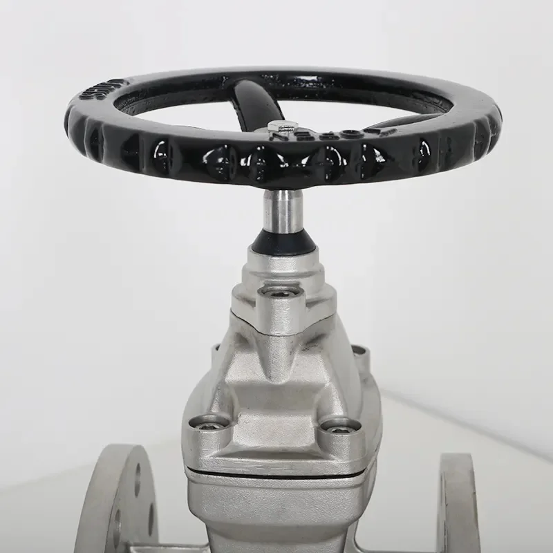 High Quality Manual Stainless Steel Flange Gate Valve Dn100 Resilient Seat Wedge Gate Valve
