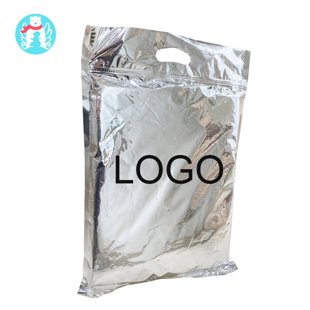 Heating Aluminum Foil Insulation Bag Liners Insulated Cooled Thermal Envelope Bag Liners For Food Packaging