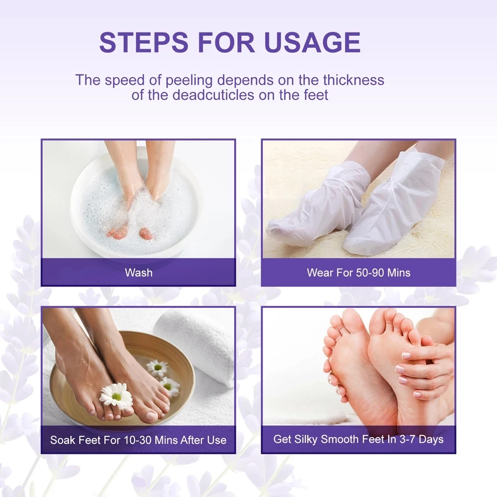 Wholesale Oem Silky Foot Exfoliating Callus Scrub Remove Dead Skin Foot Feel Mask,Foot Peeling