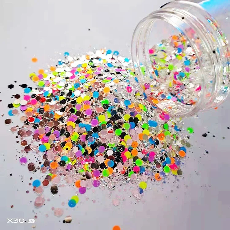 Bulk 800 colors cosmetic grade chunky glitter for Glitter tumbler