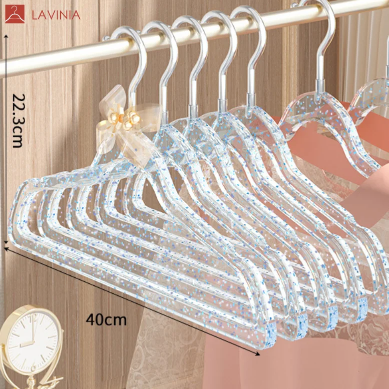 Lavinia Crystal Transparent Hangers Ladies Wedding Dress Light Acrylic Clothing Store Hanger